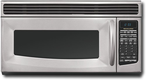 KitchenAid 1.5 Cu. Ft. OvertheRange Microwave StainlessSteel KHMS155LSS Best Buy