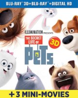 The Secret Life of Pets [3D] [Includes Digital Copy] [Blu-ray] [2 Discs] [Blu-ray/Blu-ray 3D] [2016] - Front_Original