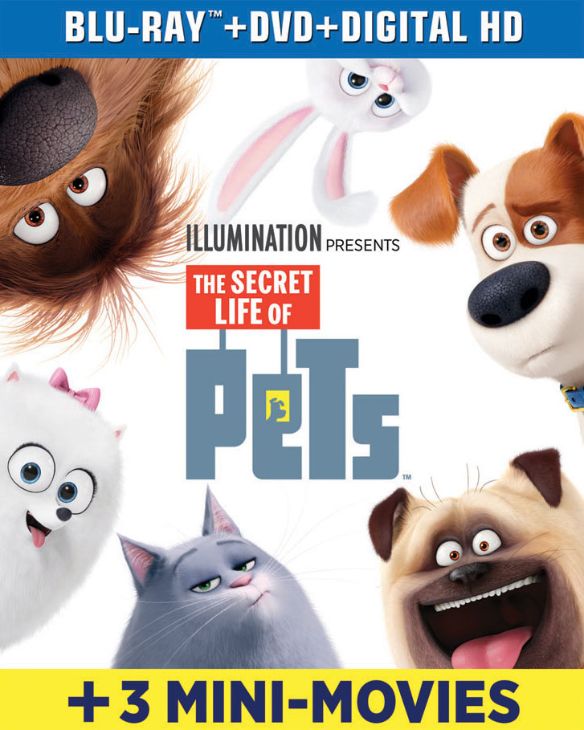  The Secret Life of Pets [Includes Digital Copy] [Blu-ray/DVD] [2016]