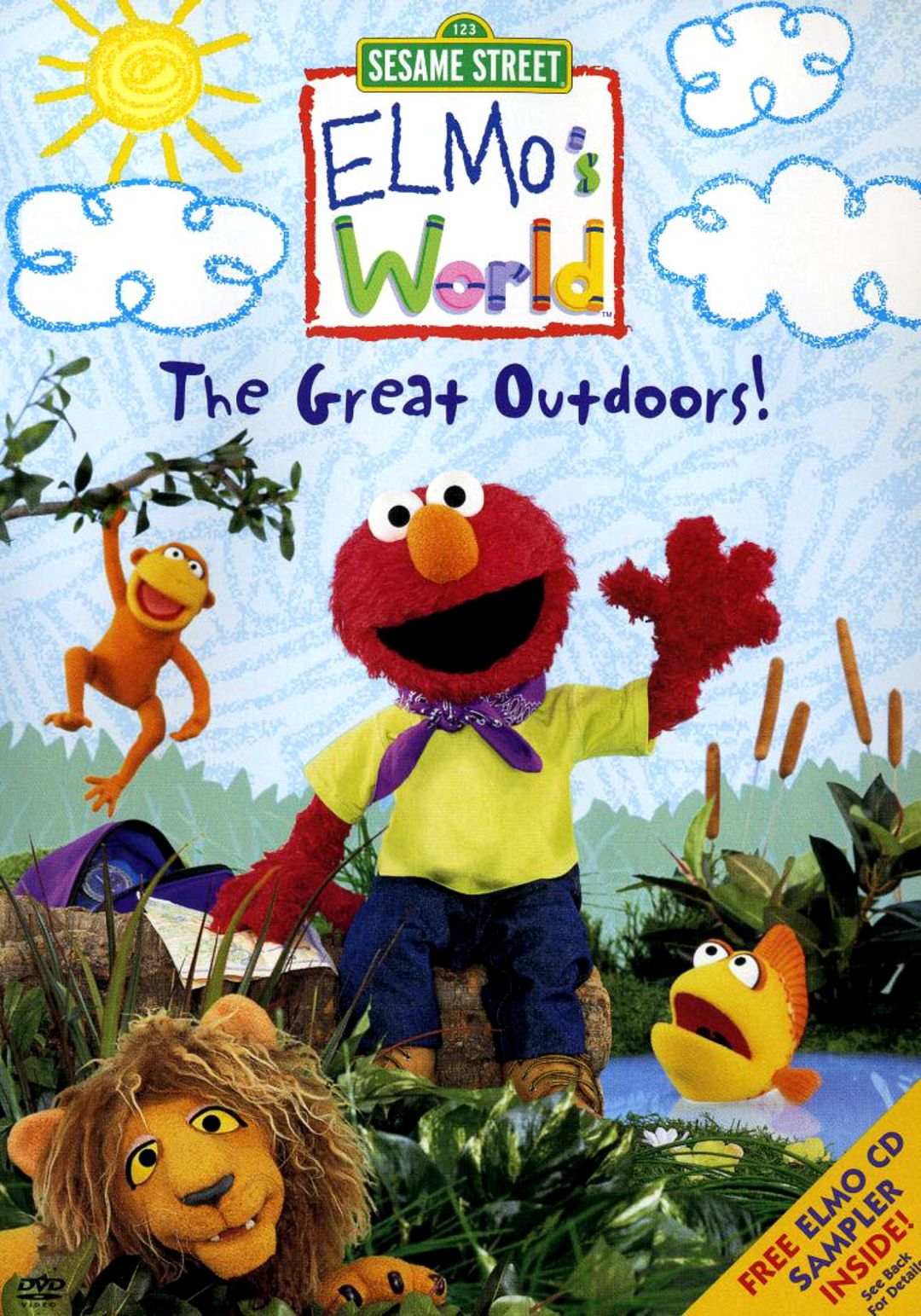  Sesame  Street  Elmo  s World  The Great Outdoors DVD 2003 