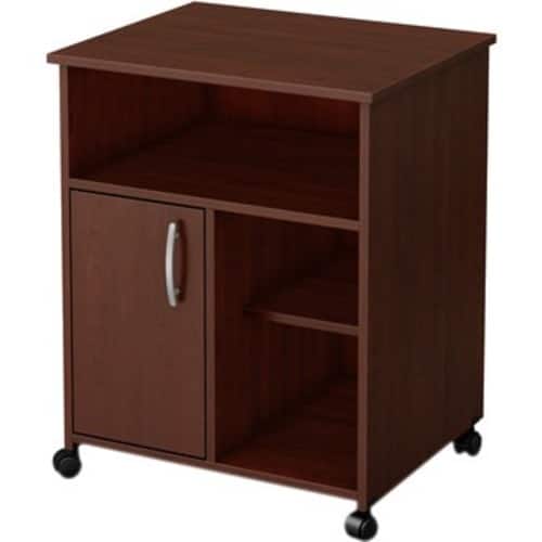 Front Standard. South Shore - Microwave Cart with Storage on Wheels.