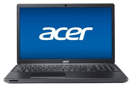Front Standard. Acer - Aspire 15.6" Touch-Screen Laptop - Intel Core i3 - 6GB Memory - 750GB Hard Drive - Clarinet Black.