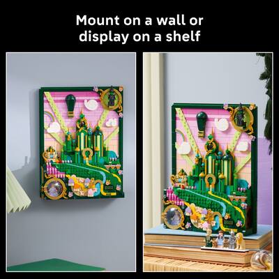 LEGO Wicked Emerald City Wall Art for Adults 75685 6526329 - Best Buy LEGO Wicked Emerald City Wall Art for Adults 75685 6526329 - Best Buy