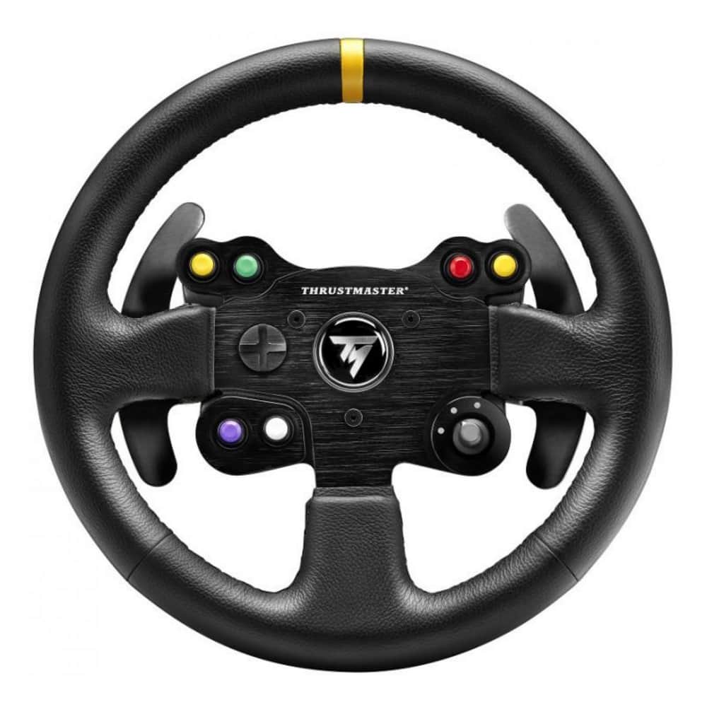 Thrustmaster - TM Leather 28 GT Wheel Add-On for PlayStation 3, Xbox One, PlayStation 4 and PC - Larger Front