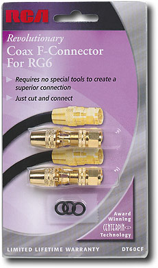  RCA - Centerpin F-Connector (pair)
