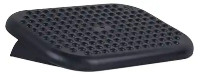 Front. Mount-It! - Adjustable Ergonomic Footrest with Tilt, Under Desk Foot Rest for Office, Home, and Gaming - Black.
