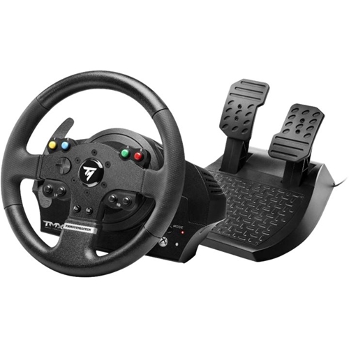 Angle View: Thrustmaster Ferrari 458 Spider Racing Wheel - (Xbox Series X|S, One)