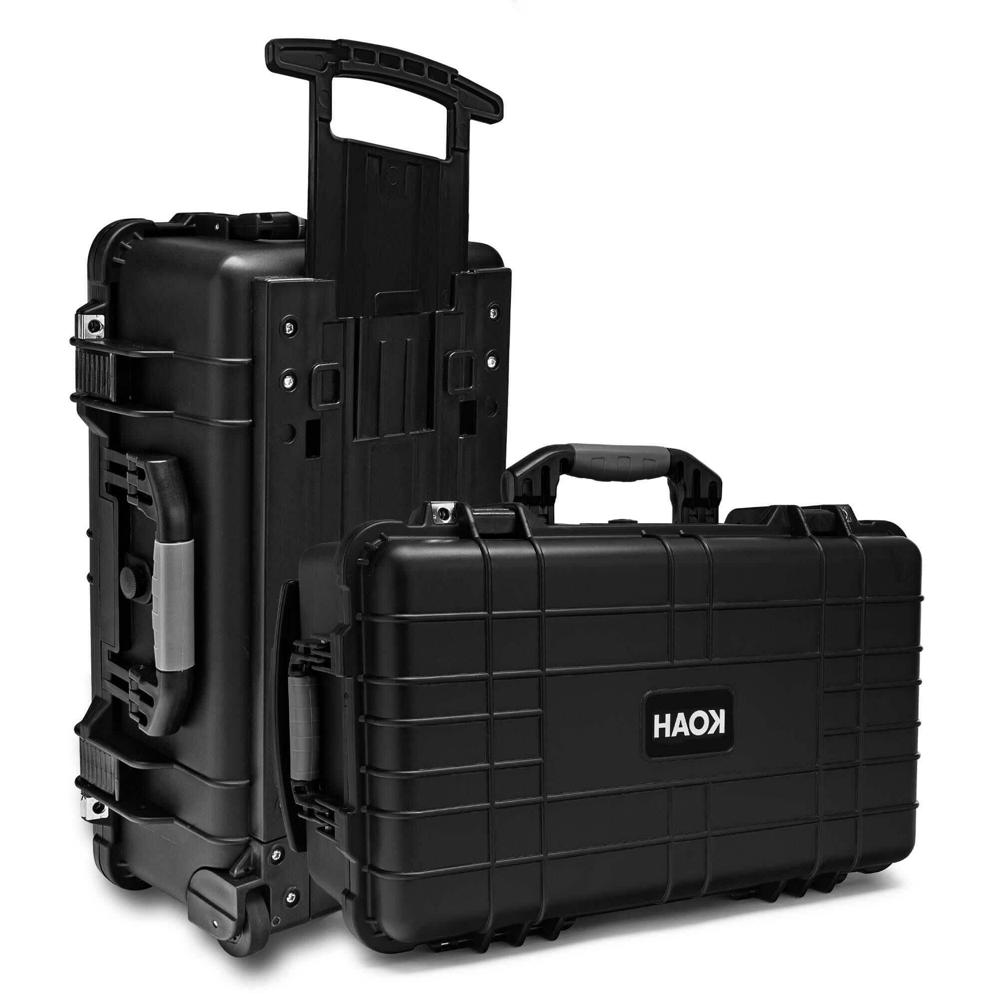 Front. Koah - Koah Weatherproof Wheeled Hard Case with Customizable Foam (22 x 14 x 9 Inch).