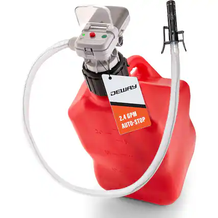 DEWAY 2.4 GPM AUTO-STOP 20 - 5 15 - - 4 - 10 - - 3 GALLONS