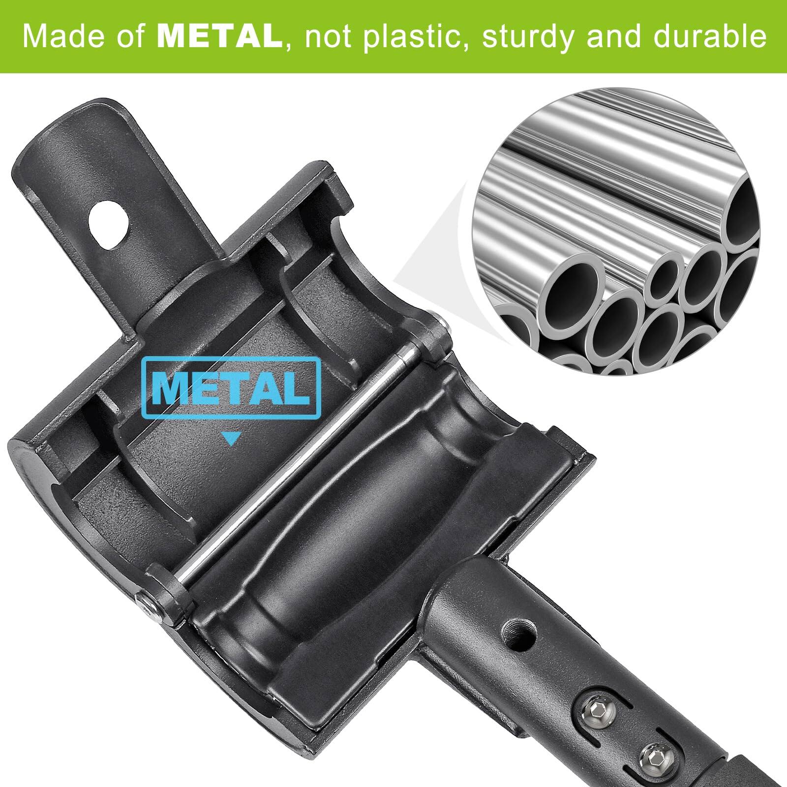 Made of METAL, not plastic, sturdy and durable