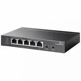 TP-Link - Omada TL-SG1005P-PD Ethernet Switch - 5 Ports - Gigabit Ethernet - 10/100/1000Base-T - 2 Layer Supported - 2.68 W Power - Unknown