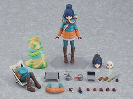 Good Smile Company - Laid Back Camp - Rin Shima Figurema Action Figure Deluxe Version - Collectibles - Multicolor