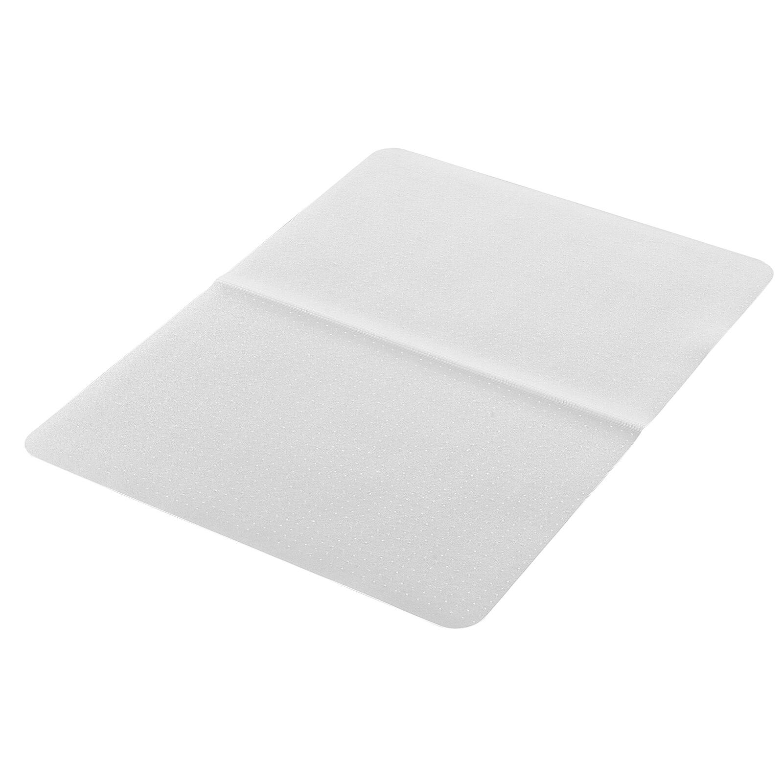 Alt View 5. VEVOR - Chair Mat, 60 x 46-inch Office Chair Mat for Low Pile Carpeted Floors, Clear Floor Protector Rug with Studded, Non-Slip - Transparent.