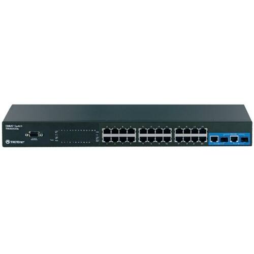 Front Standard. TRENDnet - 24-Port Layer 2 Stackable Switch.