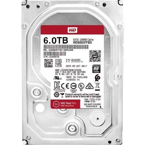 WD - Red Pro 6TB Internal SATA NAS Hard Drive - Larger Front