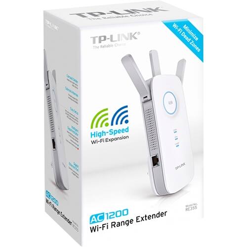 Alt View 13. TP-Link - AC1200 Wi-Fi Range Extender - White.