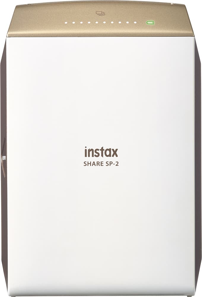 Fujifilm - Instax SHARE SP-2 wireless printer - Gold - Front Zoom