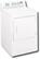 Angle Standard. GE - Profile 7.0 Cu. Ft. 5-Cycle King-Size Capacity Gas Dryer - White-on-White.