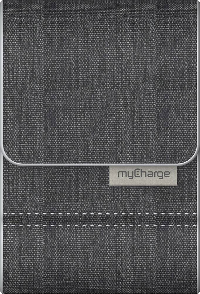 Front. myCharge - PowerGear Sport 2000mAh for Most Fitbit Devices - Gray.