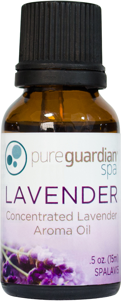 Angle View: Pureguardian® SPALAV15 Concentrated Lavender Aroma Oil, 15 ml