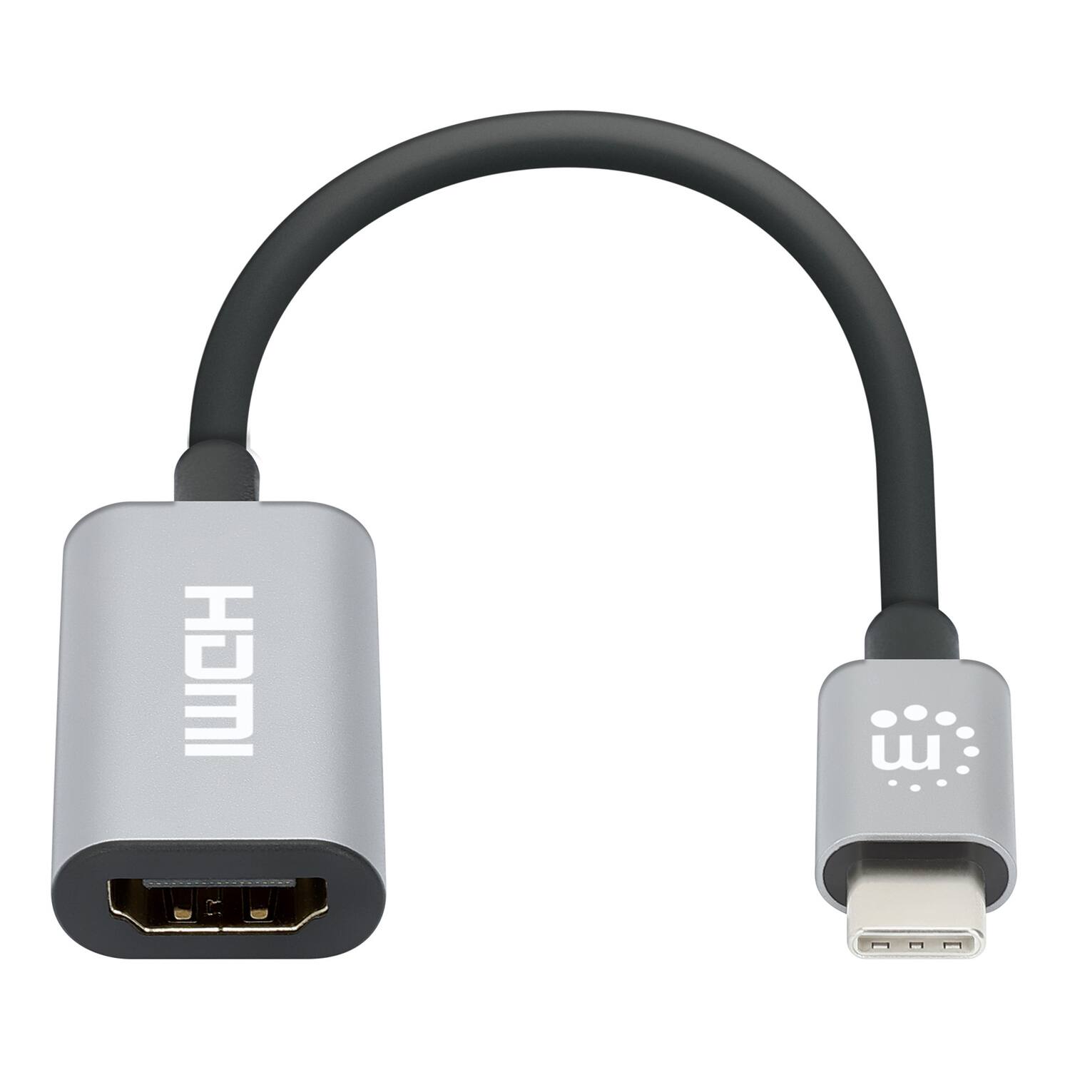 Left. Manhattan - 4K at 60 Hz USB-C to HDMI Adapter.
