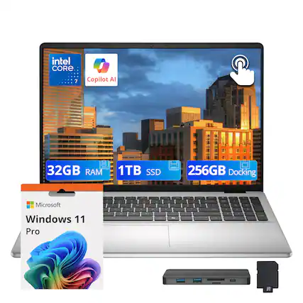 intel CORE 7 Copilot AI 32GB RAM 1TB SSD 256GB Docking - e : I - ee e - Microsoft Windows 11 Pro - d - - - - - : -- d - . : - . - I : d . - I - . d . d - | . | I . I . . d - - - - - . - . . d :