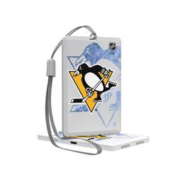 Keyscaper - Pittsburgh Penguins Ice Tilt Pocket Bluetooth Speaker - Multicolor