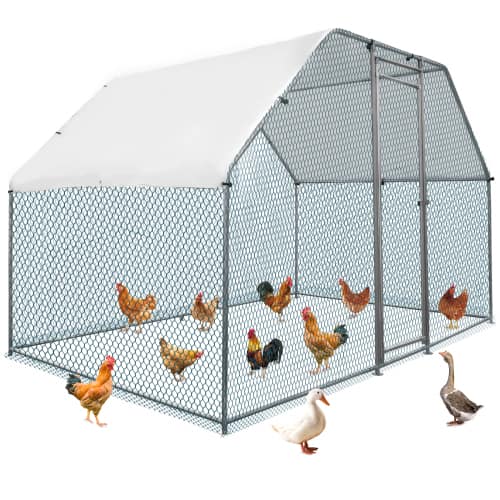 Winado - 13FT Large Walk in Chicken Coop Hen House Farm Rabbit Cage Poultry Run for Garden