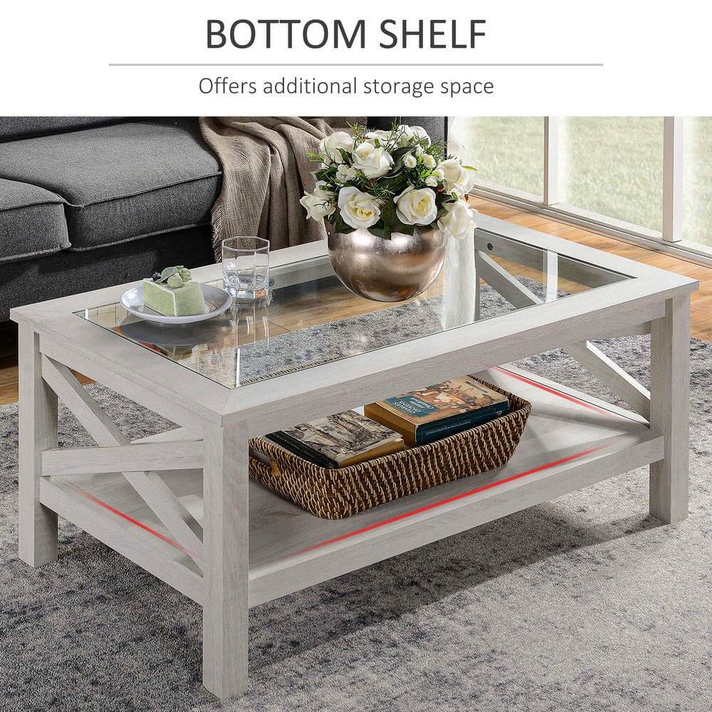 BOTTOM SHELF  
Offers additional storage space