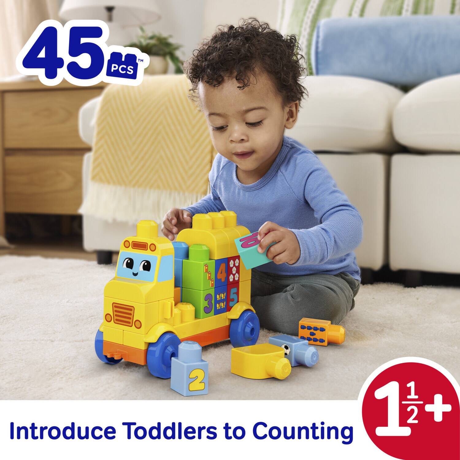 45 PCS  
Introduce Toddlers to Counting  
1½+