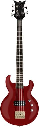 Front Standard. DBZ Guitars - Imperial ST 5-String Full-Size Electric Bass Guitar - Trans Cherry.