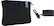 Angle Standard. Targus - Bonafide Laptop Sleeve with Battery Charger - Black/Riviera Blue.