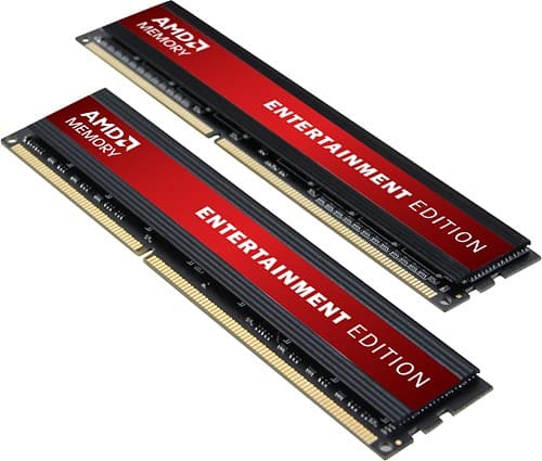 Angle Standard. AMD - Entertainment Edition 2-Pack 8GB PC3-10600 DDR3 Desktop Memory Kit.