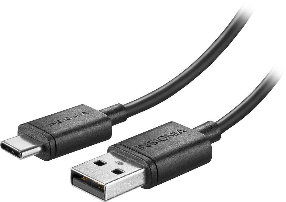 Front. Insignia™ - 4' USB Type A-to-USB Type C Charge/Sync Cable.