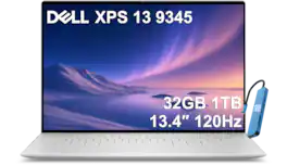 Dell - Upgraded - XPS 13 - Copilot+ PC - 13.4" WUXGA Laptop - Snapdragon X Elite X1E-80-100 2024 - 32GB RAM - 1TB Storage - Win11Pro - Platinum