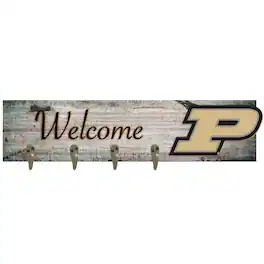 Fan Creations - Purdue Boilermakers 24" x 6" Mounted Coat Hanger - Multicolor