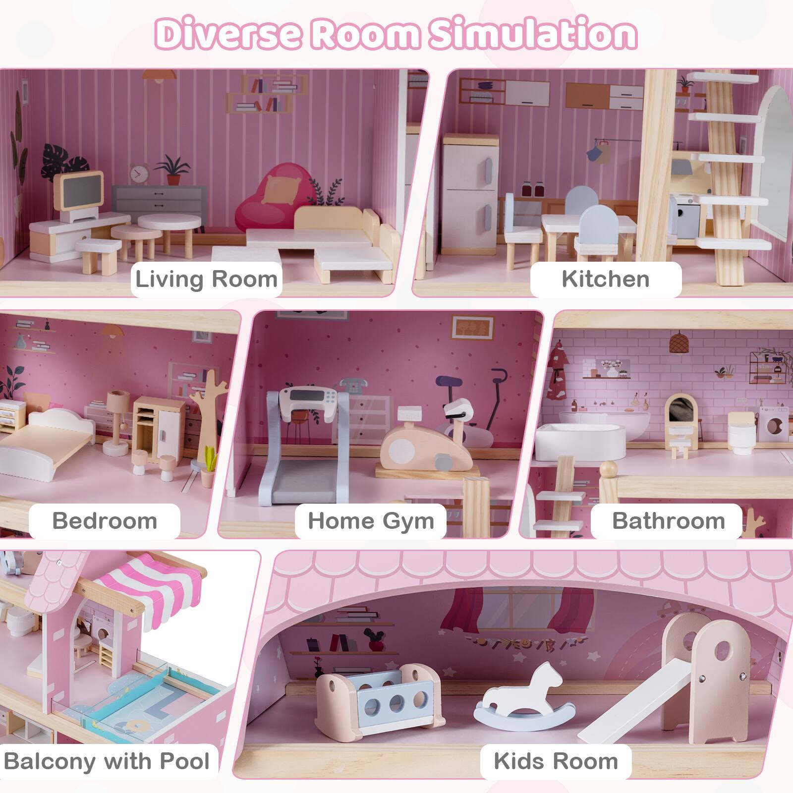 Diverse Room Simulation

Living Room
Kitchen
Bedroom
Home Gym
Bathroom
Balcony with Pool
Kids Room