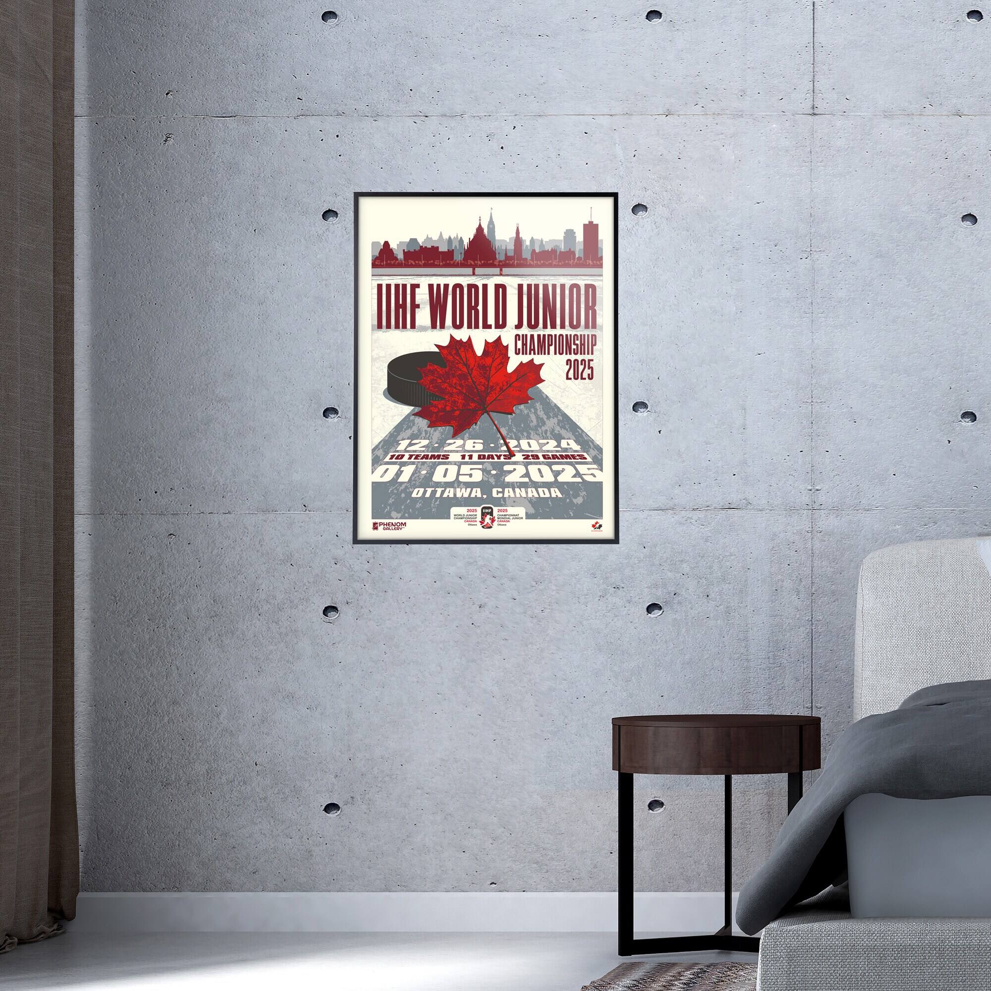IIHF WORLD JUNIOR CHAMPIONSHIP 2025  
12.26.2024 - 01.05.2025  
OTTAWA, CANADA  

10 TEAMS - 21 GAMES