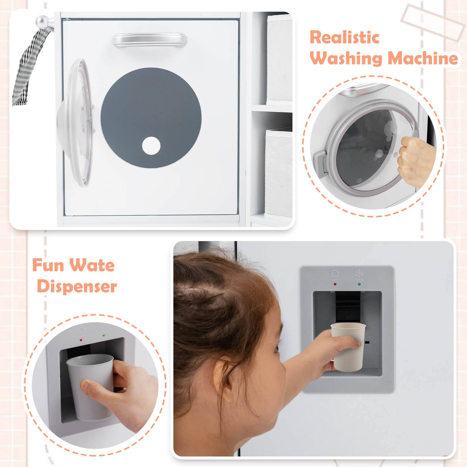 Realistic Washing Machine  
Fun Water Dispenser