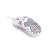 Angle. HyperX - Pulsefire Haste Lightweight Wired Optical Gaming Mouse with RGB Lighting - White/Pink.
