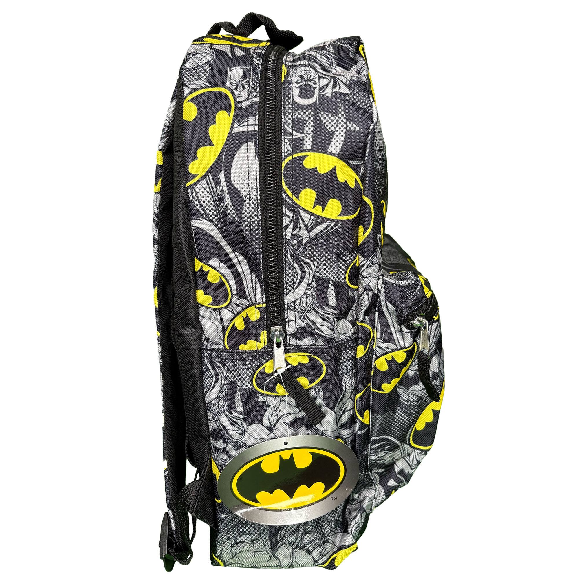Alt View 2. Batman - Batman Bat Symbol Backpack - Black.