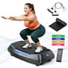 FED Fitness - 4D Vibration Plate,Adjustable Speed High Intensity Vibration for Muscle Toning Weight Loss Lymphatic Drainage - Black