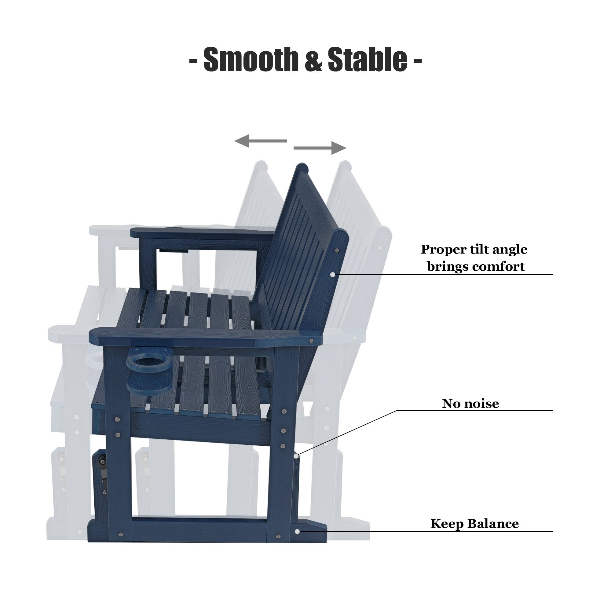 - Smooth & Stable -
- Proper tilt angle brings comfort
- No noise
- Keep Balance