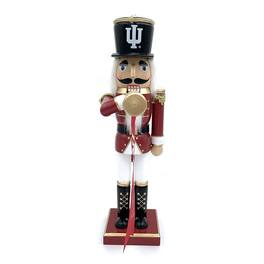 Santa's Workshop - Indiana Hoosiers 14" Bugler Nutcracker - Red