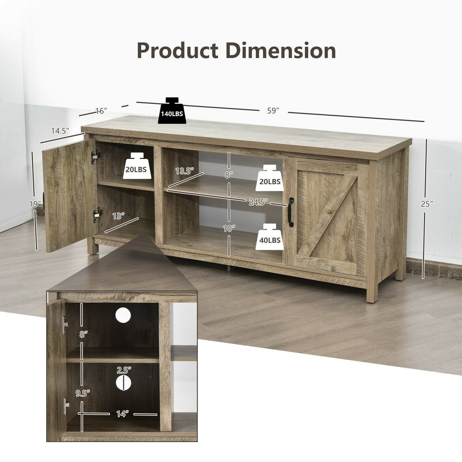 Product Dimension: 59" 25" 19" 14.5" 13.5" 8" 24.5" 13" 10" 8" 9.5" 14" 16" 40LBS 20LBS 20LBS 140LBS