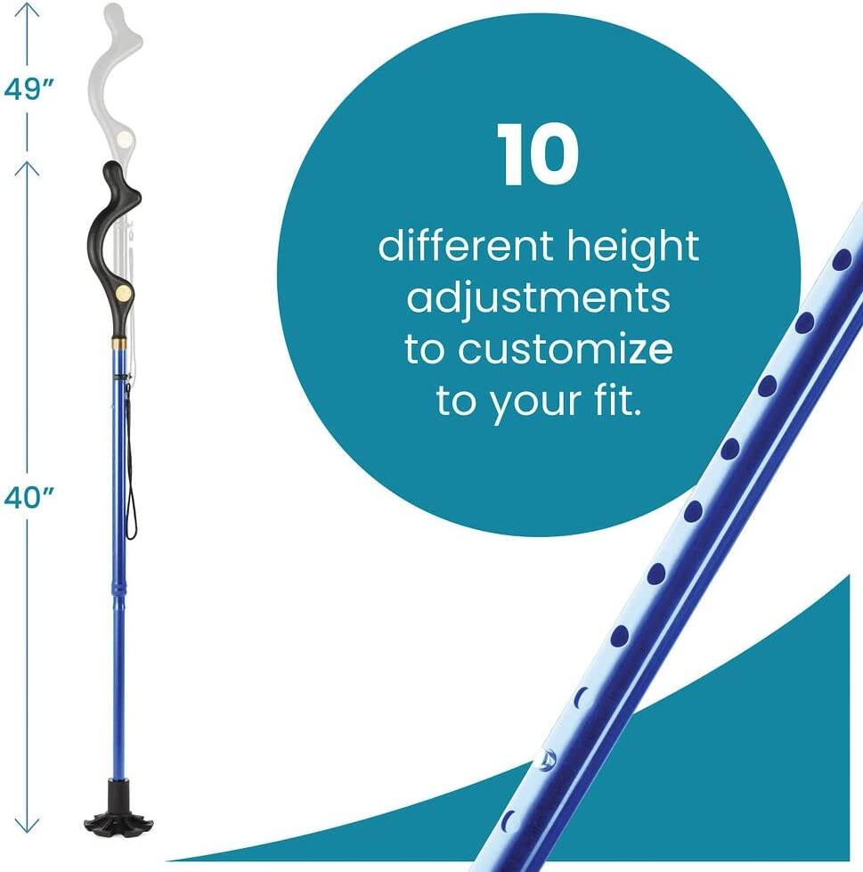 10 different height adjustments to customize to your fit.

49"  
40"