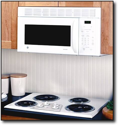 1.4 cu ft over the range microwave white