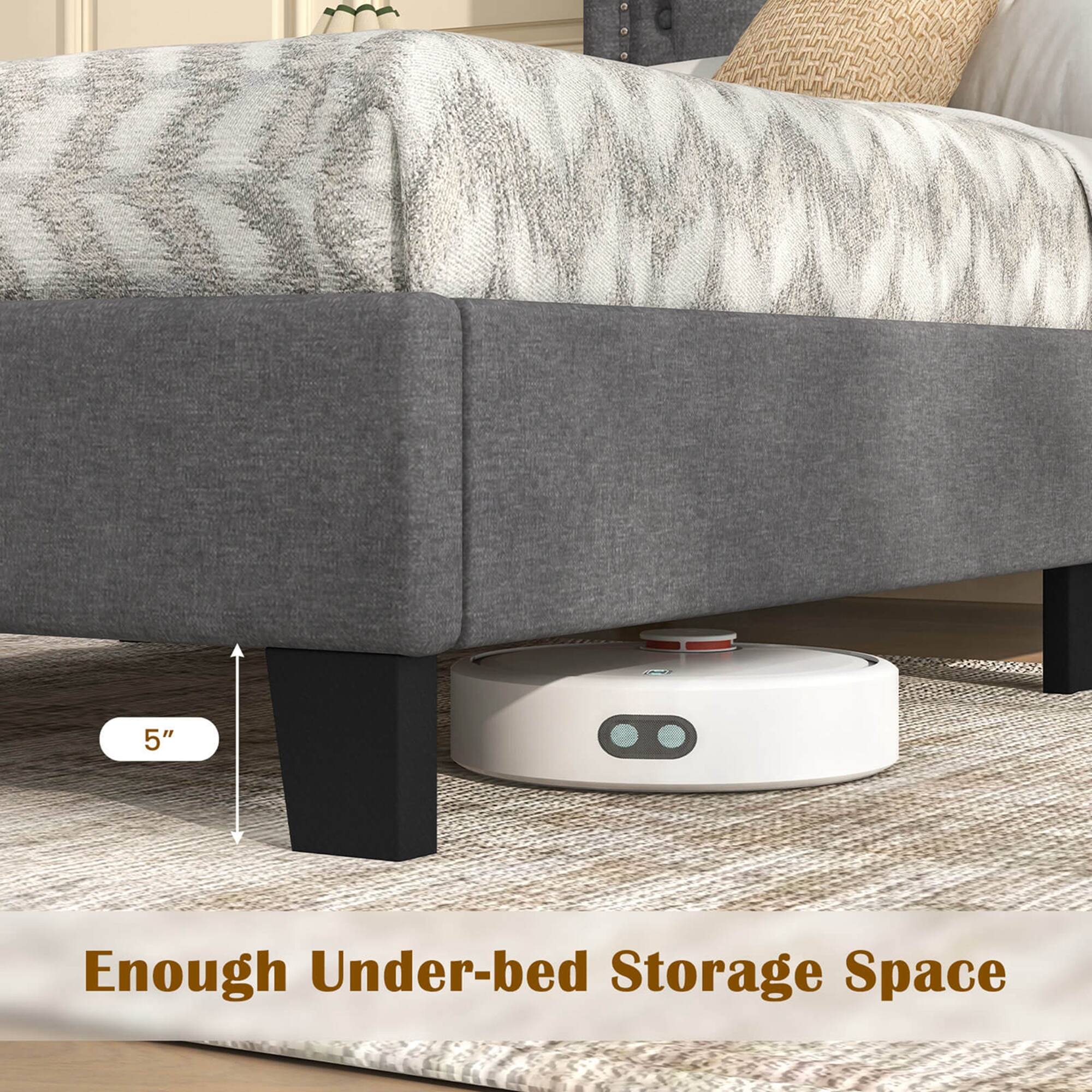 Enough Under-bed Storage Space
