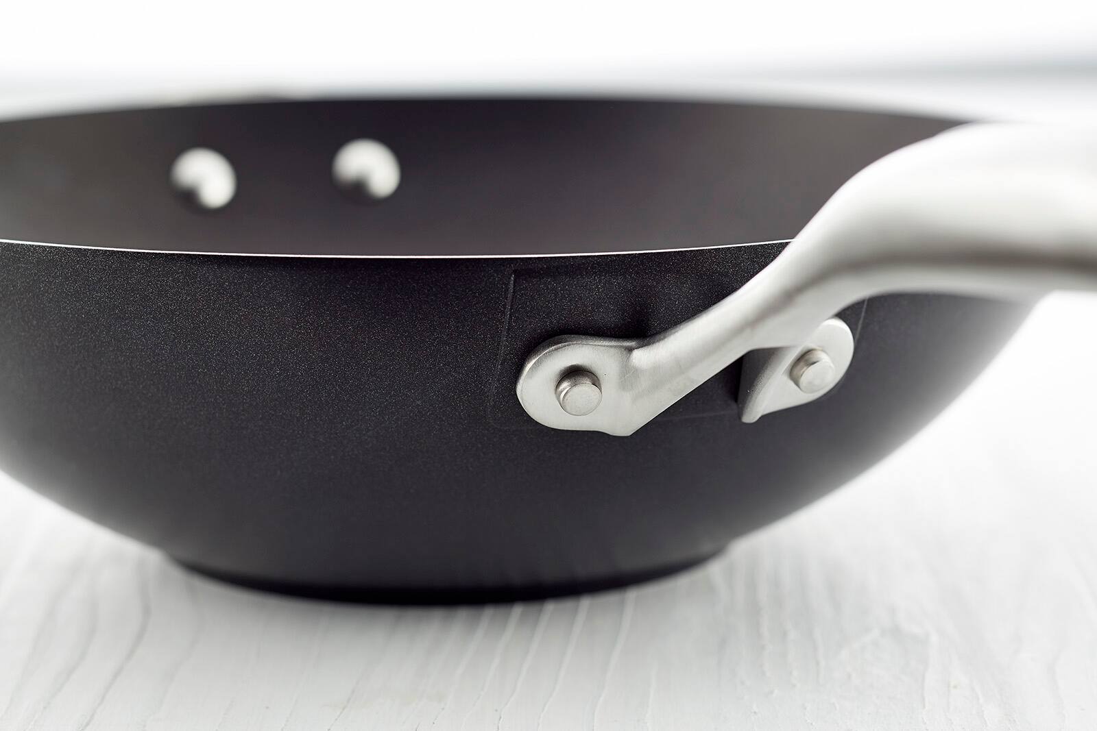 Alt View 3. Scanpan - Pro IQ Stratanium 12.5-Inch Nonstick Wok - Black.