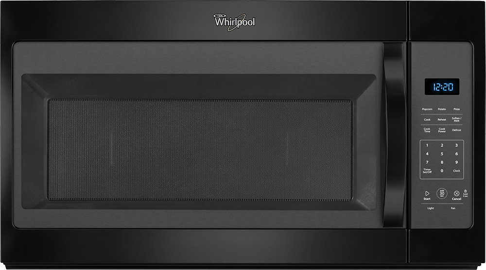 1.7-cu ft 1000-Watt Over-the-range Microwave (Black)